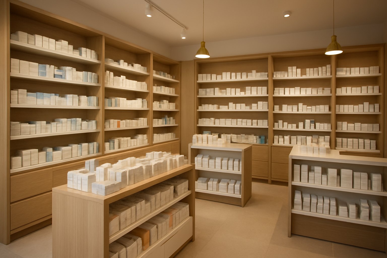 Interno della Farmacia Catocci